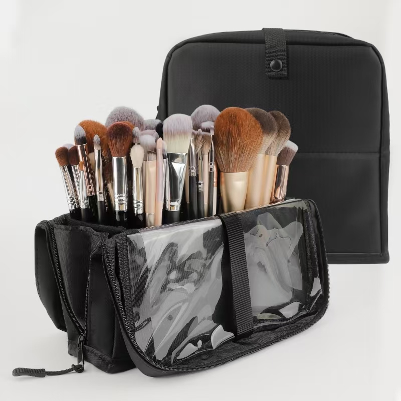 Beauty Makeup Organizer - Tas Makeup Lipat Besar Warna Hitam