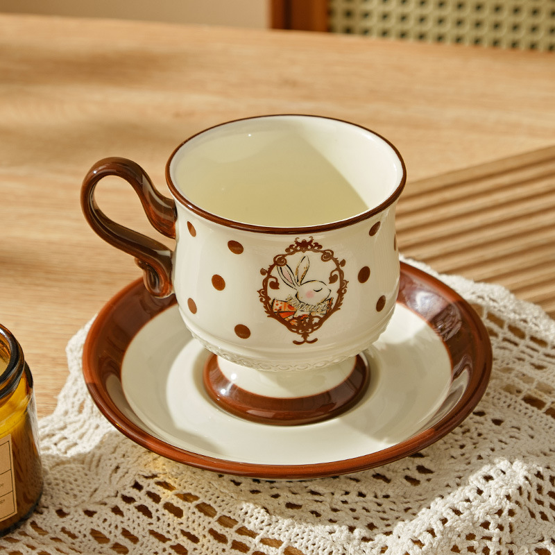 Beauty Makeup Edit - Cangkir Kopi Keramik Mug Kelinci Lucu