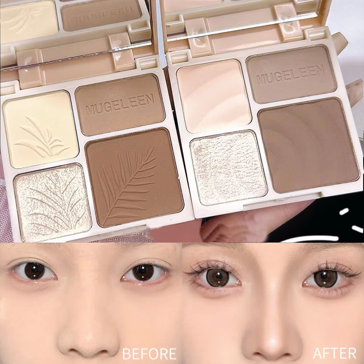 Merit Beauty Makeup - Empat Warna Gloss Tinggi Satu Cakram