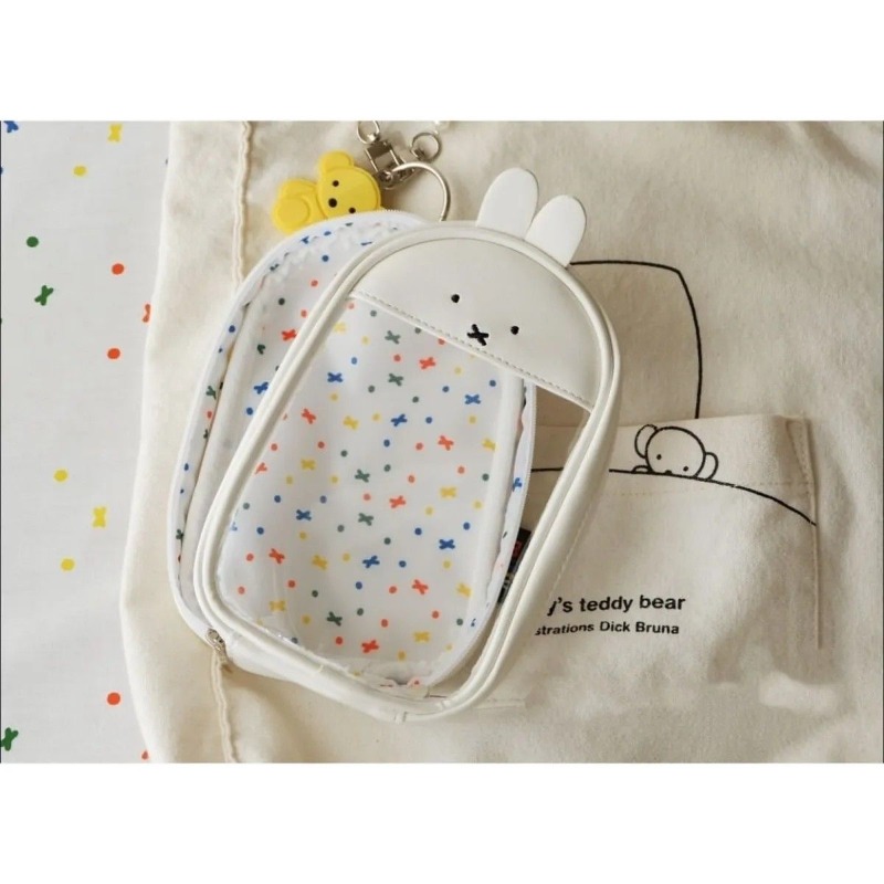 Beauty Makeup Edit - Tas Penyimpanan Kartun Transparan Lucu Kelinci