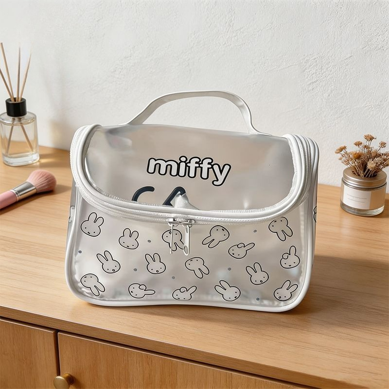 Tas Makeup Transparan Kawaii M - Beauty Makeup Edit ulasan dan harga
