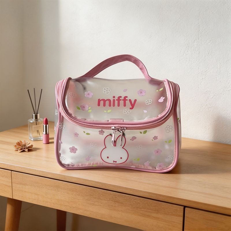 Tas Makeup Transparan Kawaii M - Beauty Makeup Edit ulasan dan harga