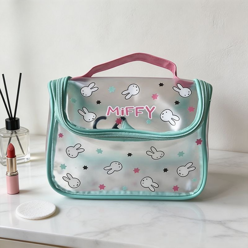 Tas Makeup Transparan Kawaii M - Beauty Makeup Edit ulasan dan harga