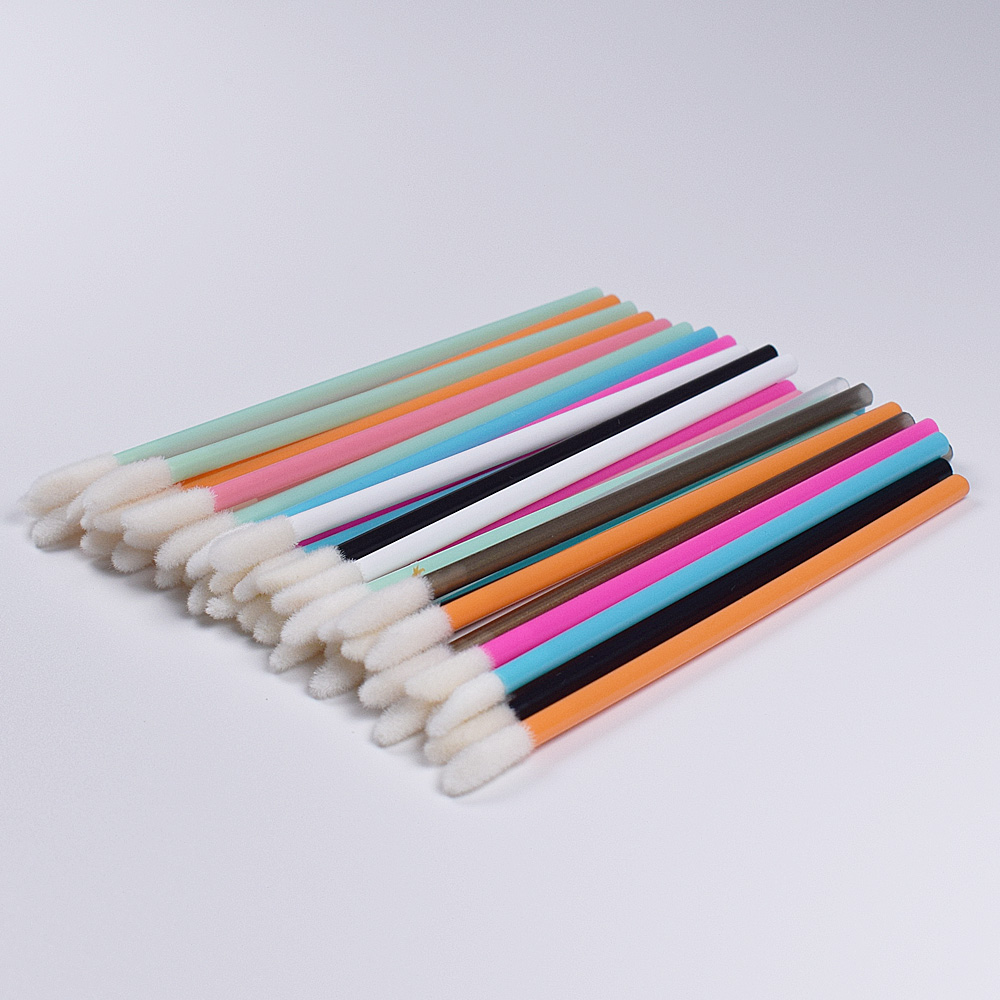 50 Buah Kuas Bibir Sekali Paka - Blush Brush Kabuki ulasan dan harga
