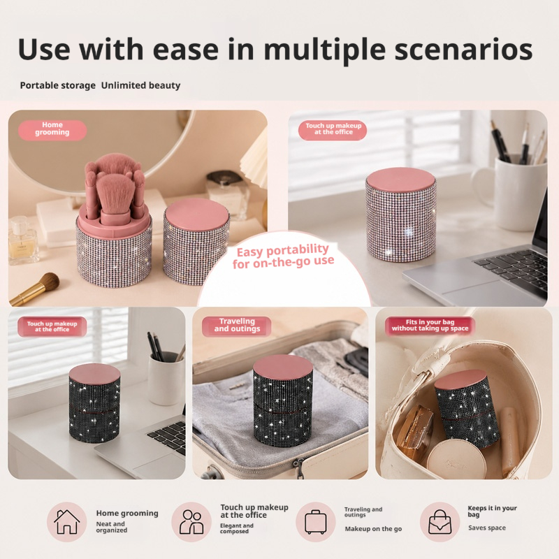 Tabung Penyimpanan Kuas Kosmet - Beauty Makeup Organizer ulasan dan harga