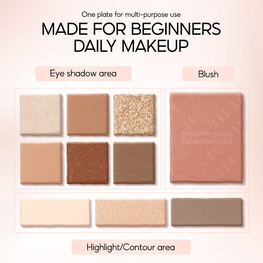 Carslan 10 warna halus Twinkle - Merit Beauty Makeup ulasan dan harga