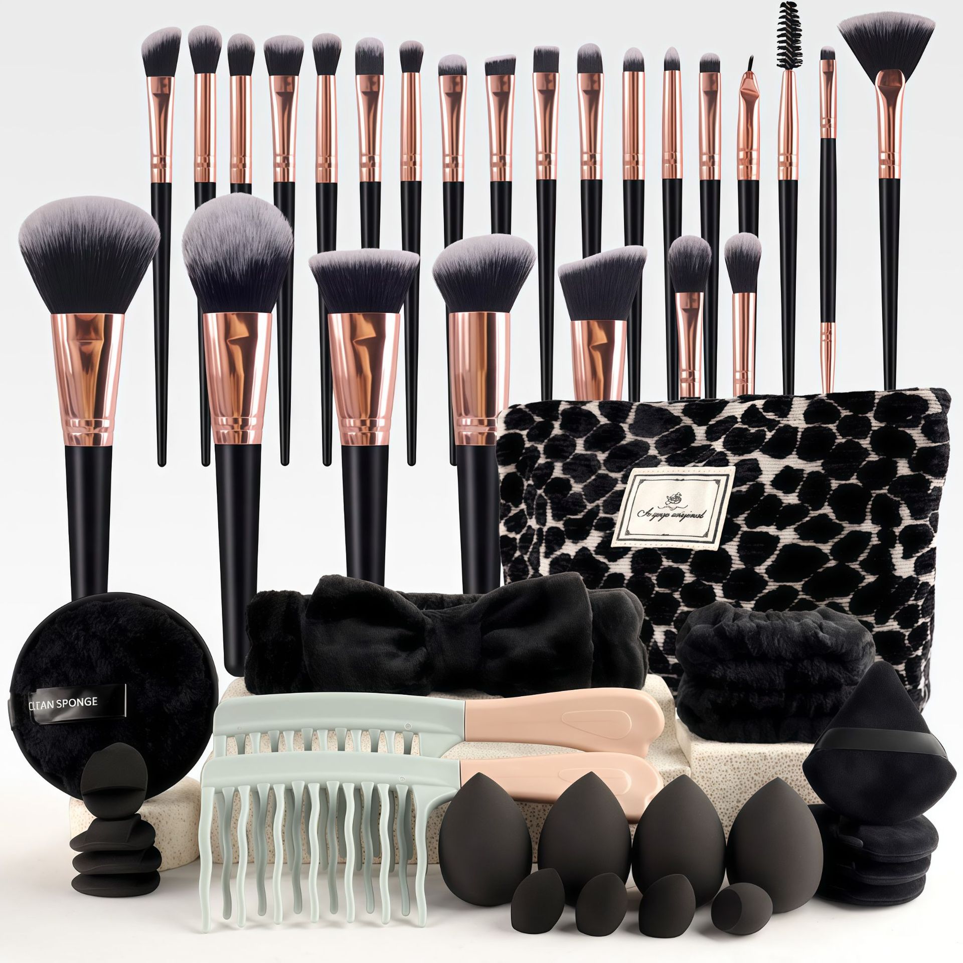 Set Kuas Makeup Gaya Chic deng - Makeup And Beauty ulasan dan harga