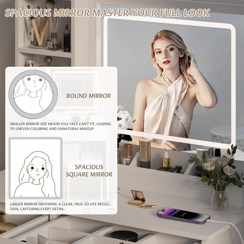 Set Meja Rias, Meja Rias denga - Beauty Makeup Outlet ulasan dan harga