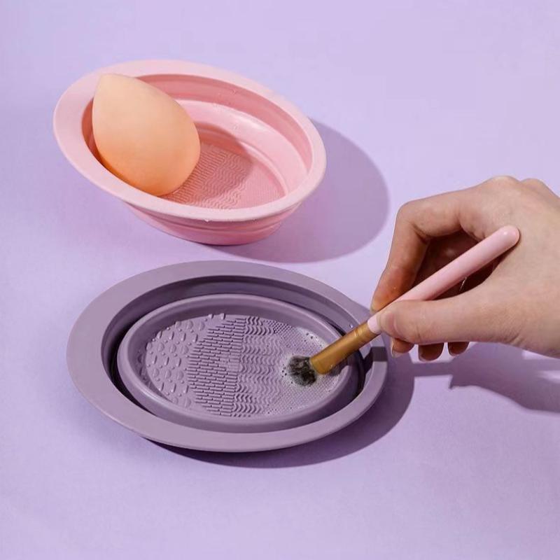 Kotak Pembersih Kuas Makeup Si - Blush Brush Kabuki ulasan dan harga