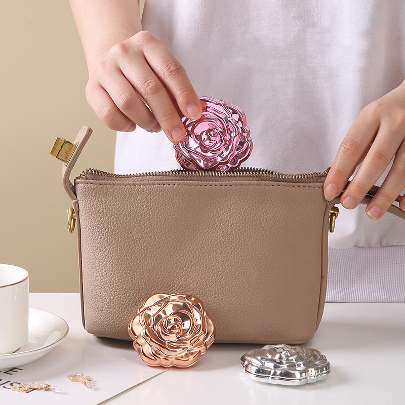 Cermin Mini Portabel Bunga Maw - Beauty Flower Makeup ulasan dan harga