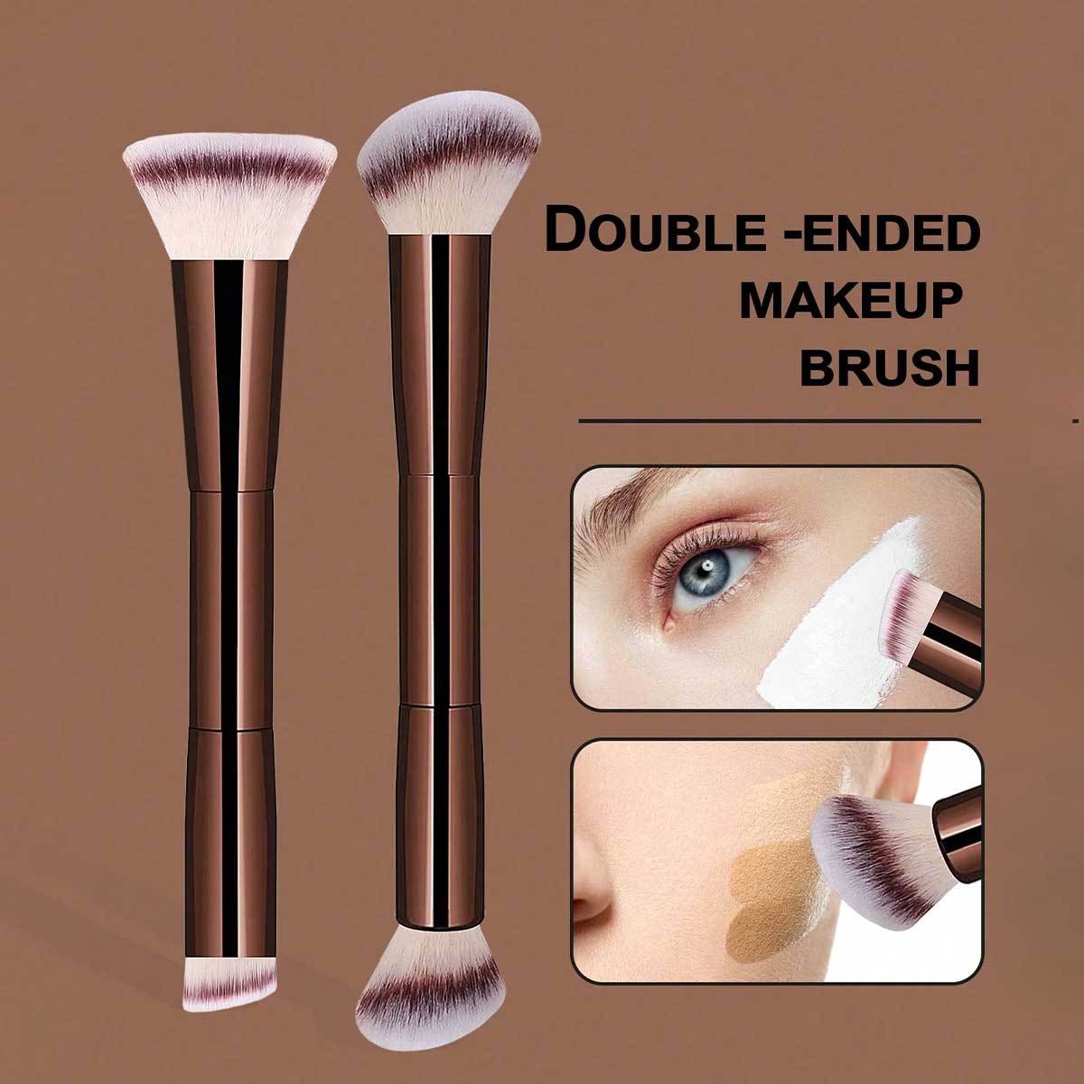 Kuas Rias Kepala Ganda Portabe - Makeup Beauty Ro ulasan dan harga