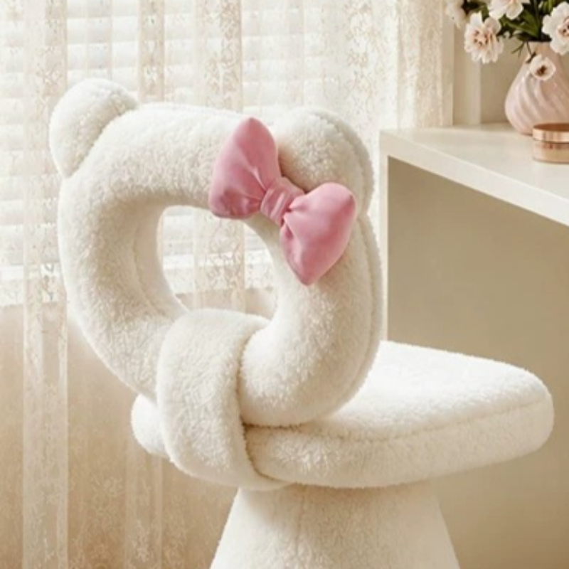 Kursi Rias Vanity Pink Kayu Pu - Makeup And Beauty ulasan dan harga