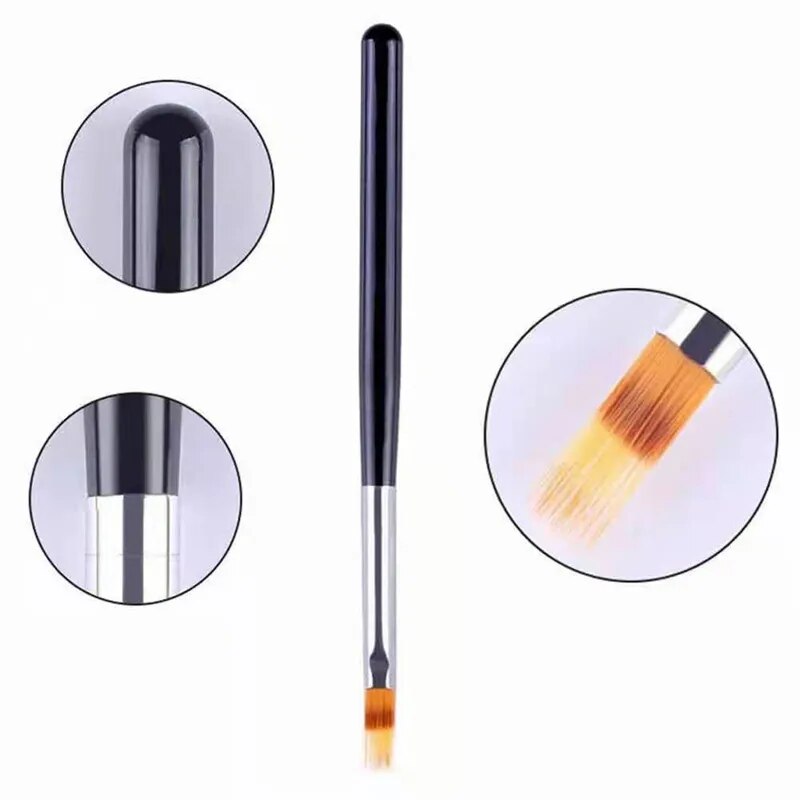 Alat kuku kuas kuku Serrated b - Blush Brush Kabuki ulasan dan harga