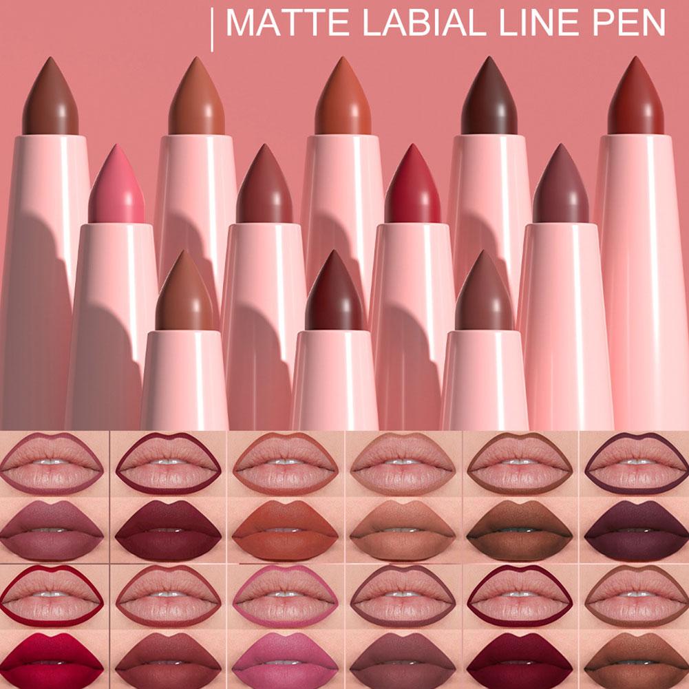 6 Buah Kit Pensil Lip Liner Li - Beauty Flower Makeup ulasan dan harga