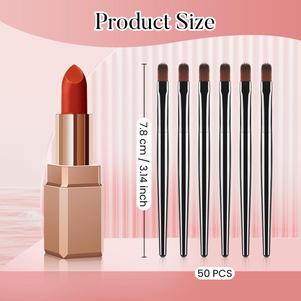 50/100 Buah Set Kuas Bibir Sek - Makeup Beauty Ro ulasan dan harga