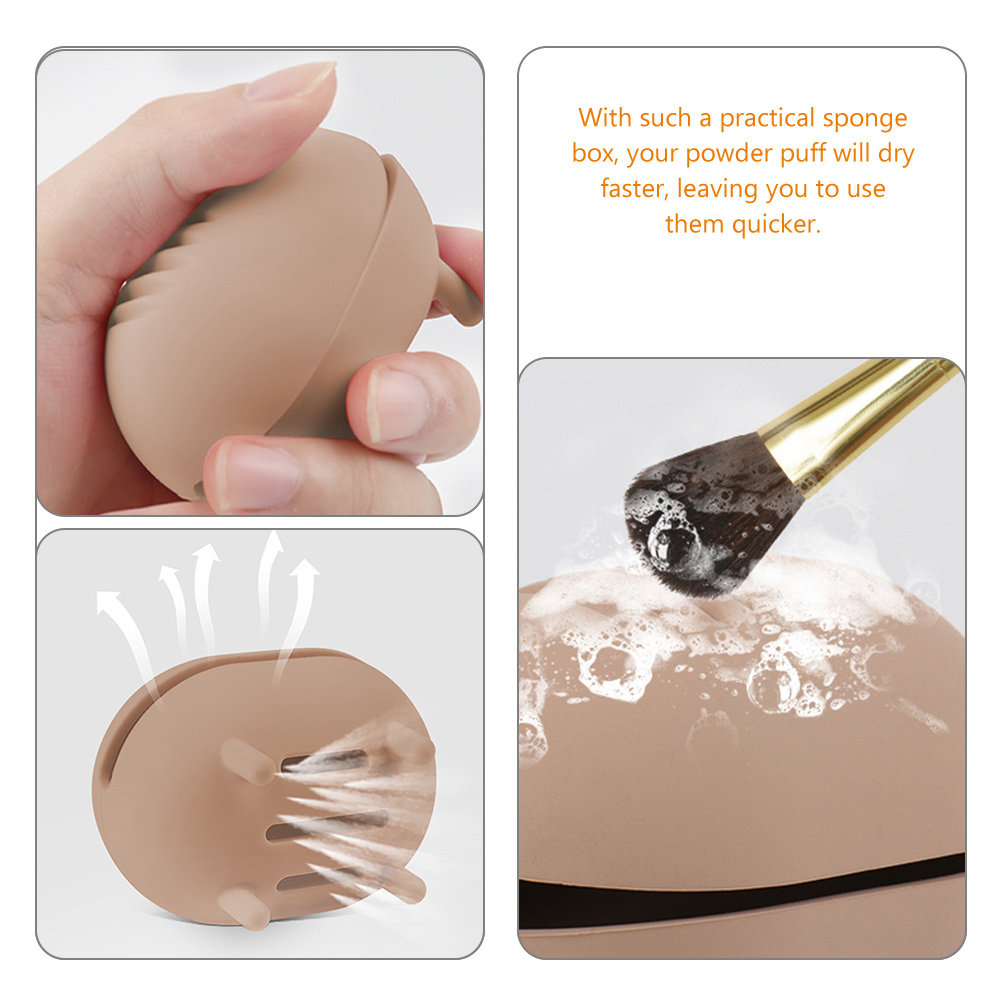 Kotak Spons Makeup Silikon Pre - Beauty Makeup Organizer ulasan dan harga
