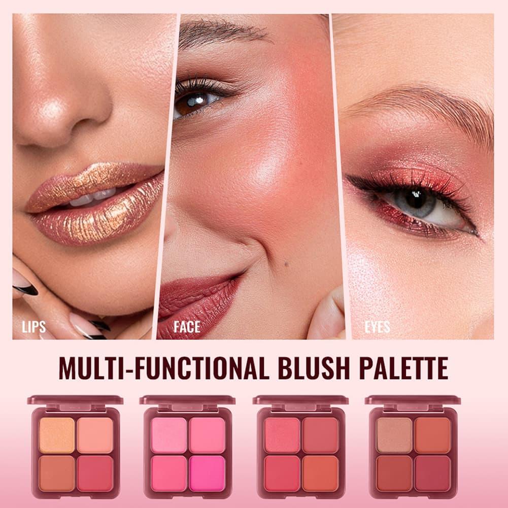 Palet Blush Matte Four Palace  - Beauty Flower Makeup ulasan dan harga