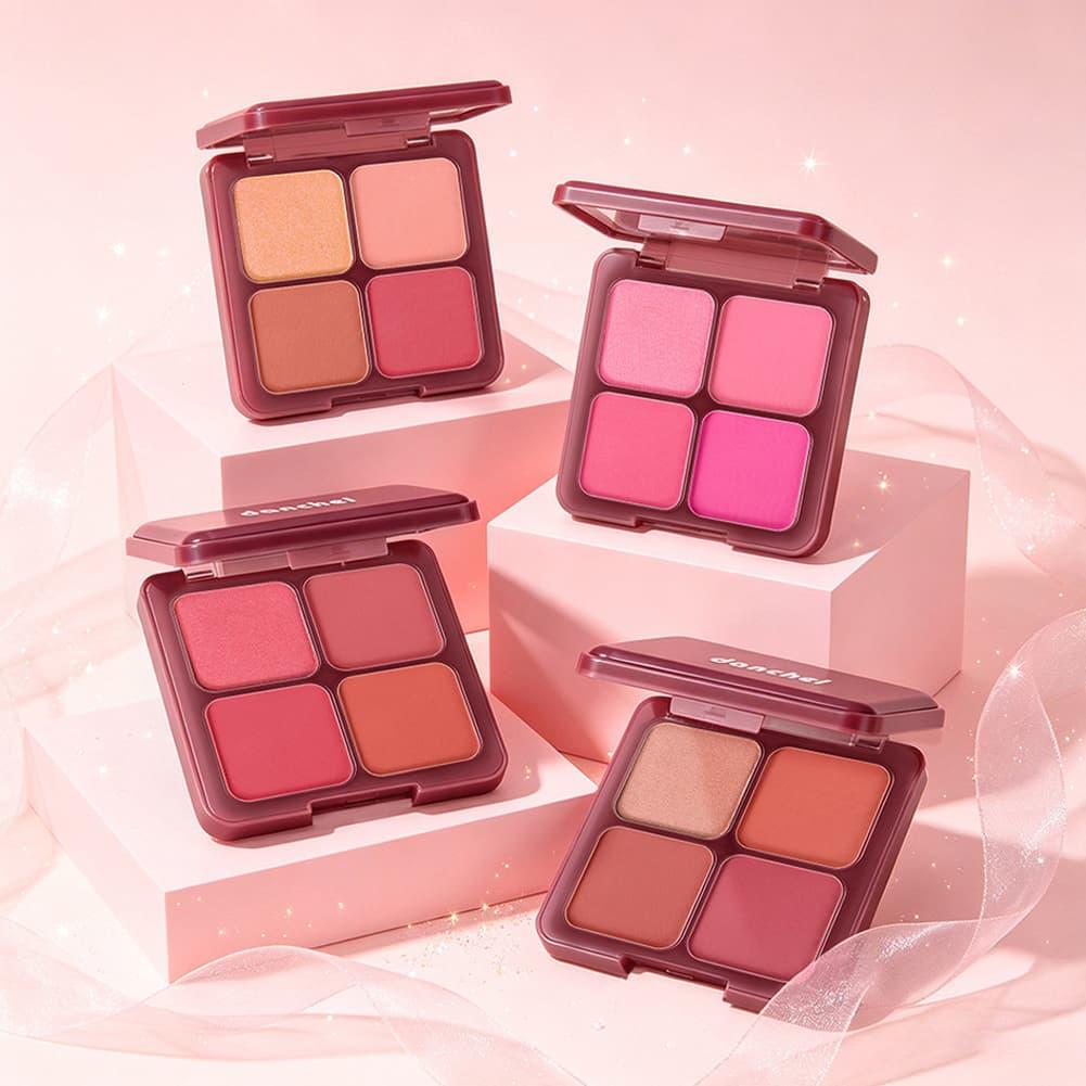 Palet Blush Matte Four Palace  - Beauty Flower Makeup ulasan dan harga