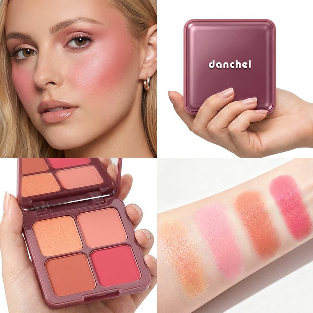 Palet Blush Matte Four Palace  - Beauty Flower Makeup ulasan dan harga