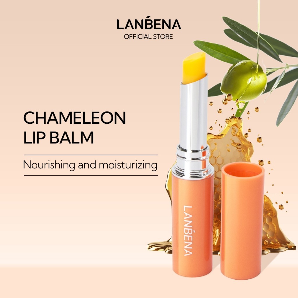 Lanbena Bunglon Lip Balm Maske - Beauty Flower Makeup ulasan dan harga