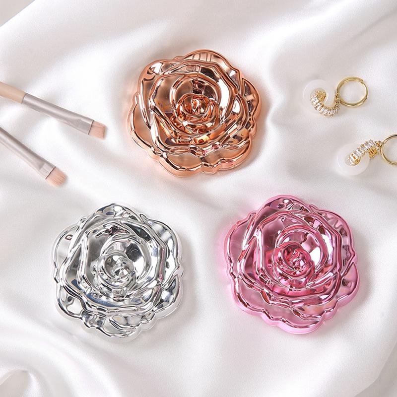 1 Buah Cermin Mini Bunga Mawar - Beauty Flower Makeup ulasan dan harga