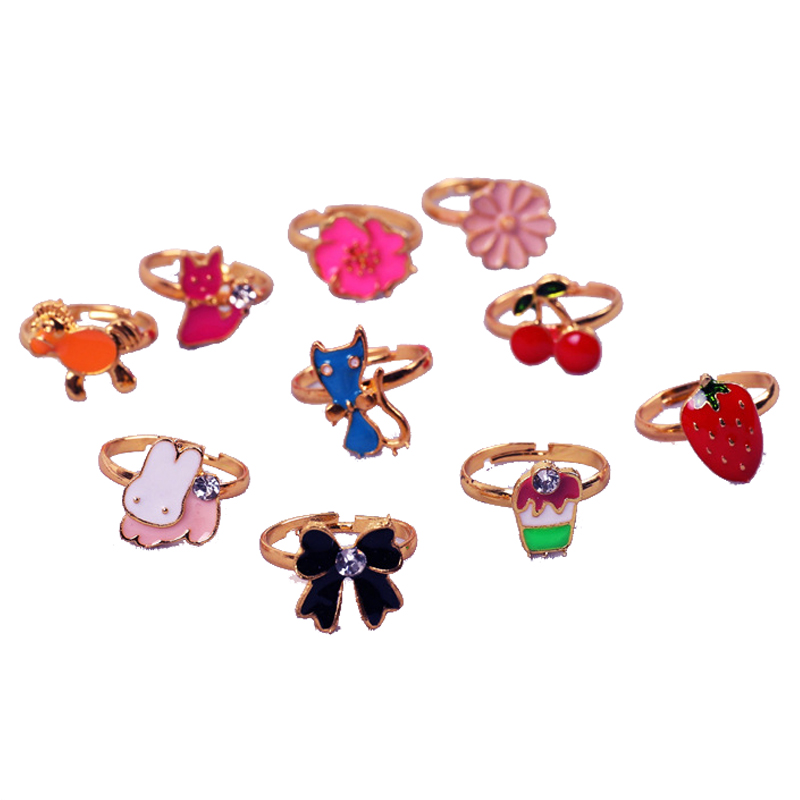 10/20 buah cincin lucu anak-an - Beauty Makeup For Kids ulasan dan harga