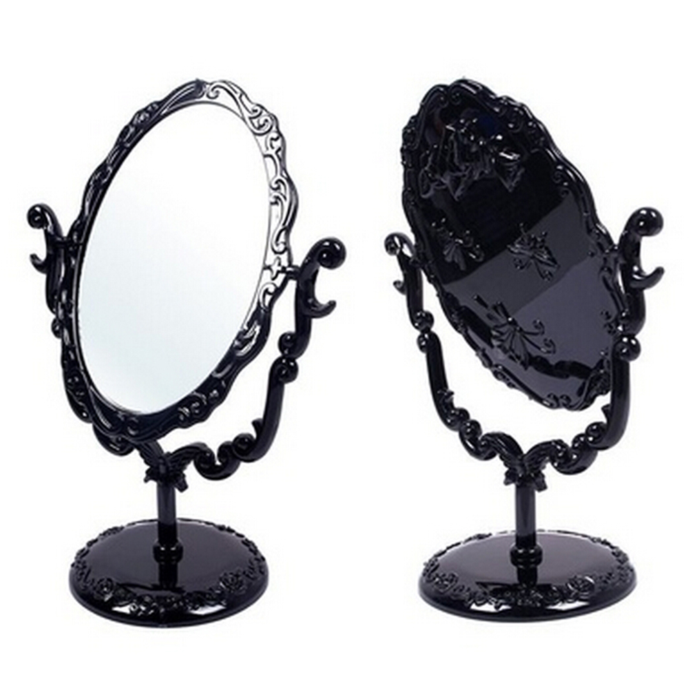【1PC Cermin Rias Meja Putar un - Beauty Flower Makeup ulasan dan harga