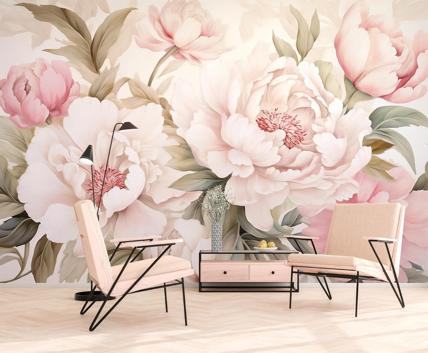 Wallpaper Mural Bunga Peony El - Beauty Flower Makeup ulasan dan harga