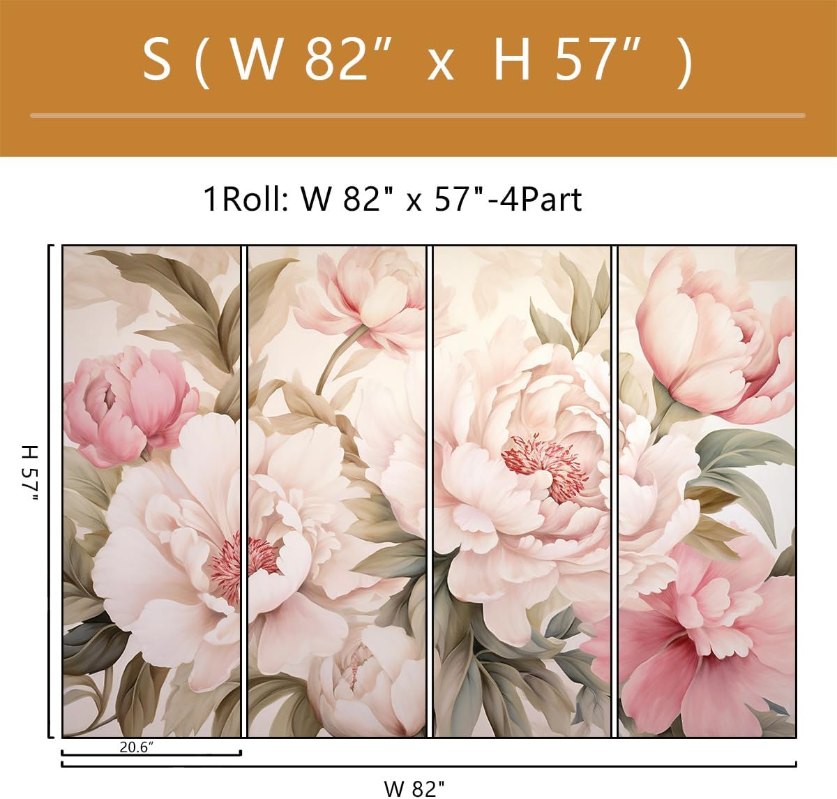 Wallpaper Mural Bunga Peony El - Beauty Flower Makeup ulasan dan harga