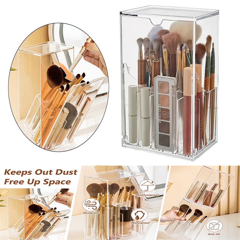 Kotak penyimpanan kuas rias, p - Beauty Makeup Organizer ulasan dan harga