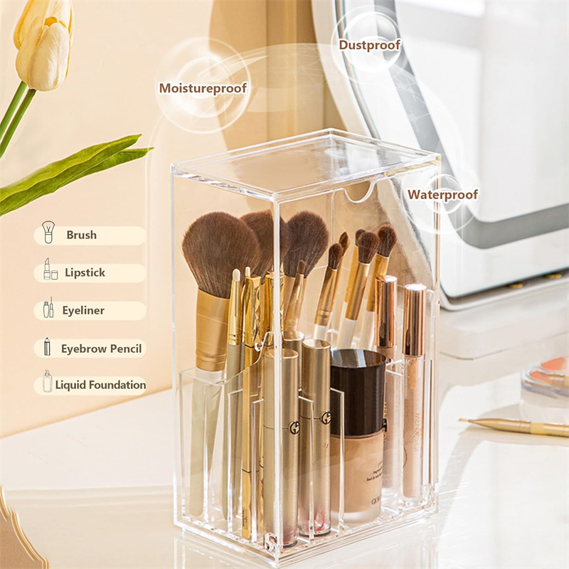 Kotak penyimpanan kuas rias, p - Beauty Makeup Organizer ulasan dan harga